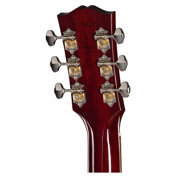 Gibson J-45 Original, Autumn Burst - back of headstock
