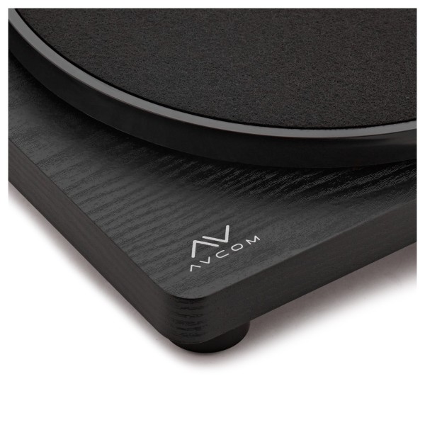 AVCOM Minimalist Turntable with Bluetooth Output, Black