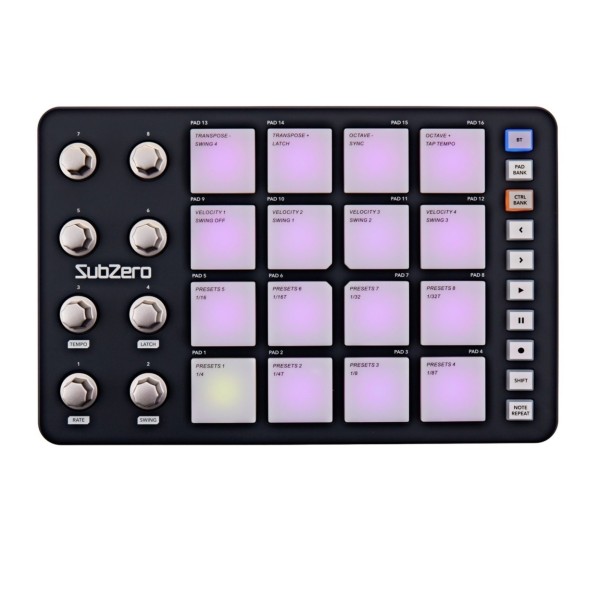 SubZero MIDI Controller Producer Bundle