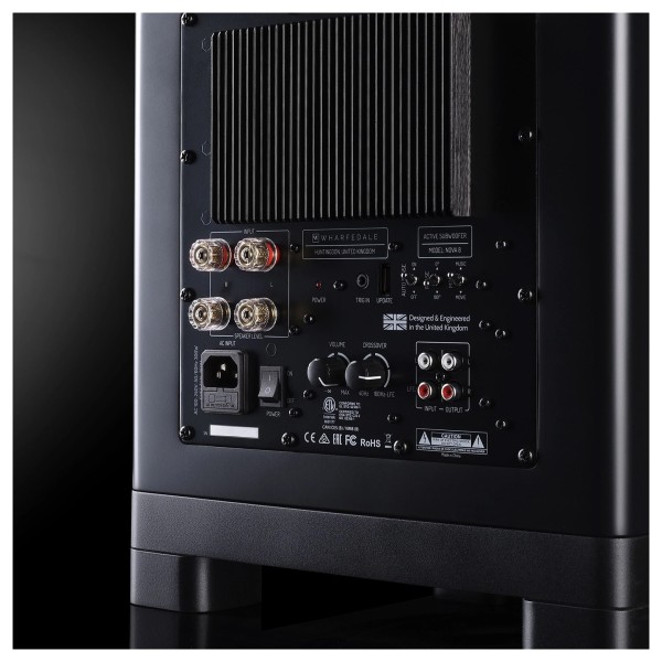 Wharfedale NOVA 8 Subwoofer, Black lifestyle 1