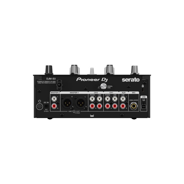 Pioneer DJM-S3 DJ Mixer - Rear