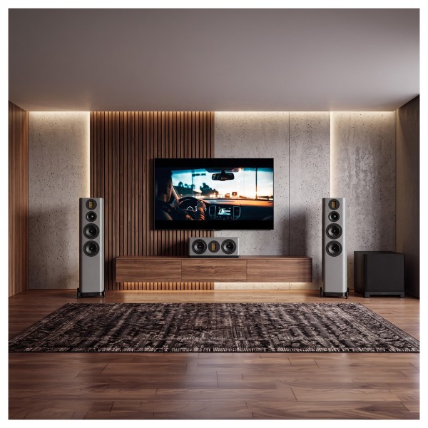 Wharfedale NOVA 12 Subwoofer, Black lifestylye 2 