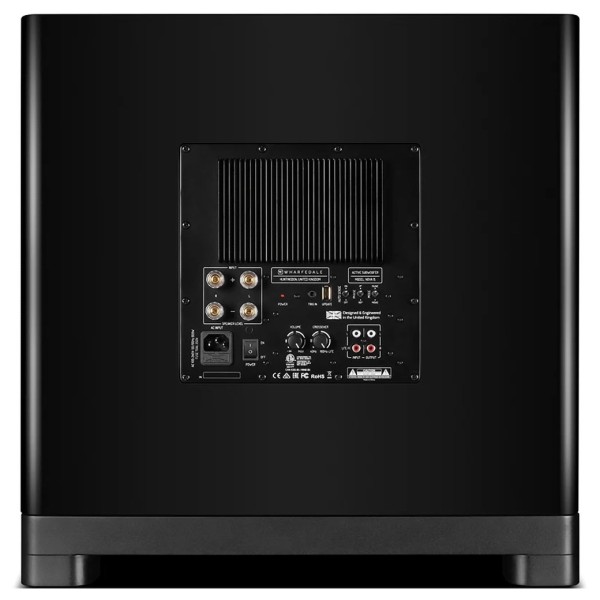 Wharfedale NOVA 15 Subwoofer, Black - rear 
