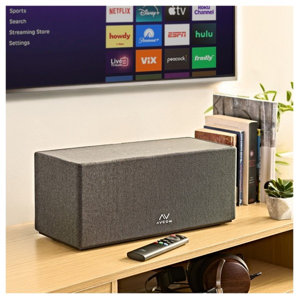 AVCOM 2.0 Active Speaker with HDMI ARC, Charcoal Black