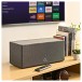 AVCOM 2.0 Active Speaker with HDMI ARC, Charcoal Black
