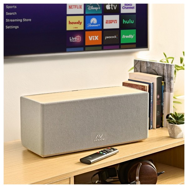 AVCOM 2.0 Active Speaker with HDMI ARC, Oak