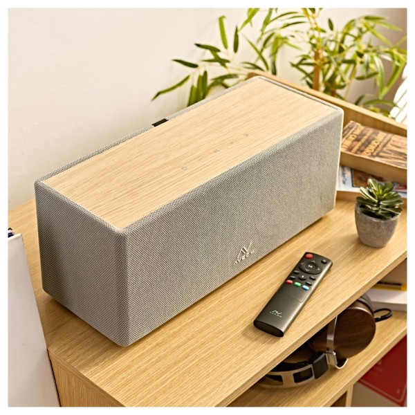 AVCOM 2.0 Active Speaker with HDMI ARC, Oak