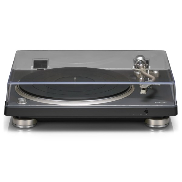 Denon DP-500BT Hi-Fi Turntable with Bluetooth, Black lid 