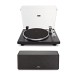 AVCOM 2.0 Active Speaker Turntable System with Audio-Technica Stylus, Black