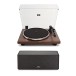 AVCOM 2.0 Active Speaker Turntable System with Audio-Technica Stylus, Black & Walnut