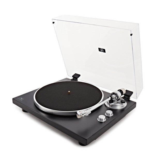 AVCOM 2.0 Active Speaker Turntable System with Audio-Technica Stylus, Black