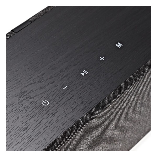 AVCOM 2.0 Active Speaker Turntable System with Audio-Technica Stylus, Black & Walnut