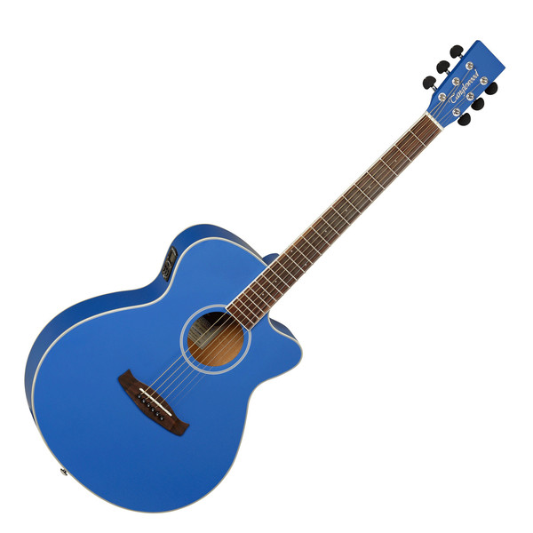 Tanglewood Discovery DBT SFCE DBL Electro Acoustic, Dark Cobalt Blue
