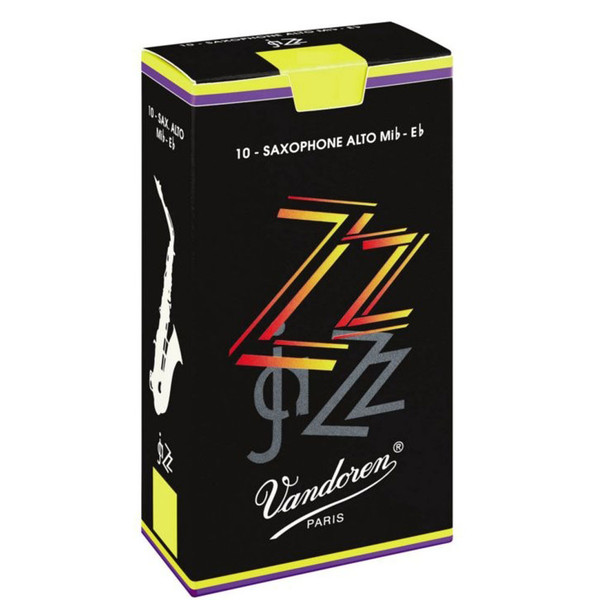Vandoren ZZ Alto Saxophone Reeds Strength 2.5 (10 Pack)