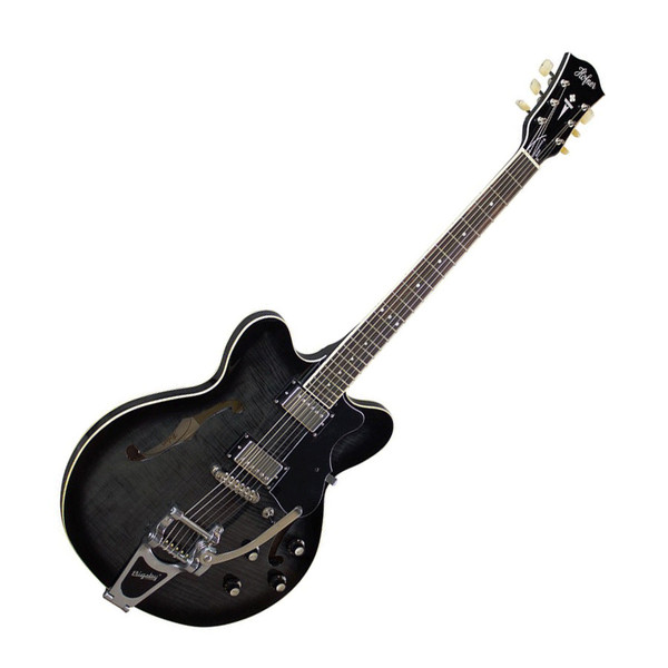 Hofner Limited Edition Verythin Electric Guitar, Transparent Black