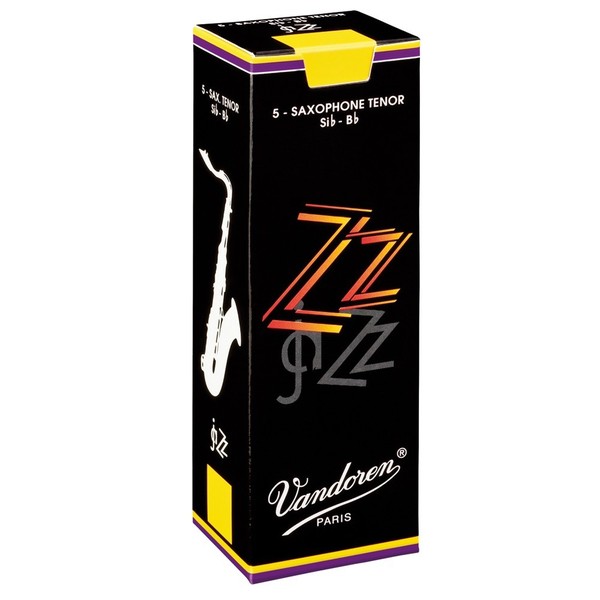 Vandoren ZZ Tenor Saxophone Reeds, Strength 1.5, Box of 5