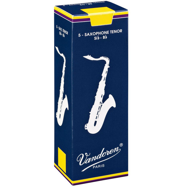 Vandoren Tenor Saxophone Reeds Strength 3.5 Box of 5
