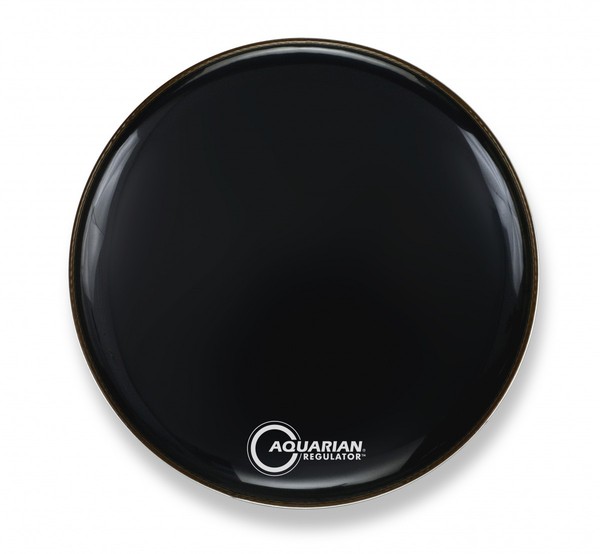 Aquarian Regulator 18'' Resonant Bass Drum Head w/ No Port, Black