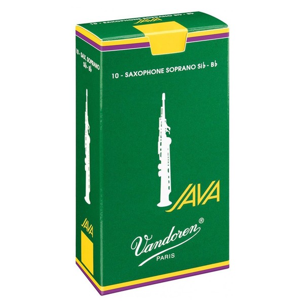 Vandoren Java Soprano Saxophone Reeds Strength 2.5 (10 Pack)