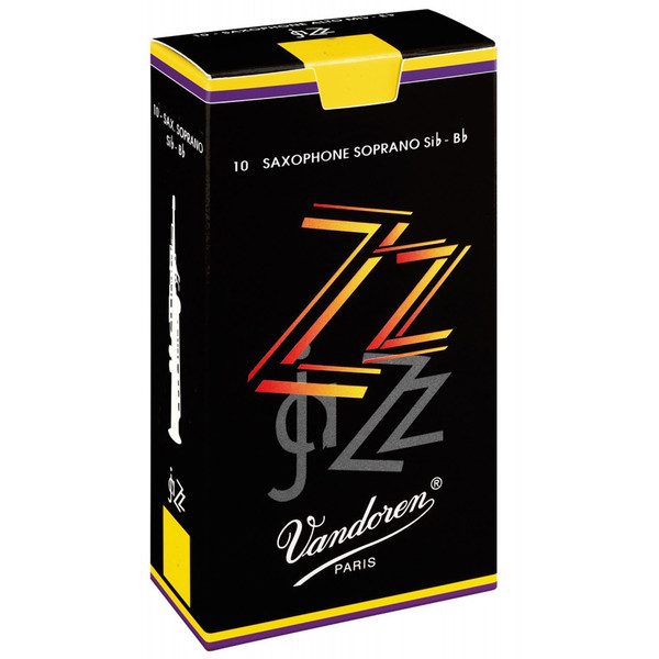 Vandoren ZZ Soprano Saxophone Reeds Strength 2.5 (10 Pack)