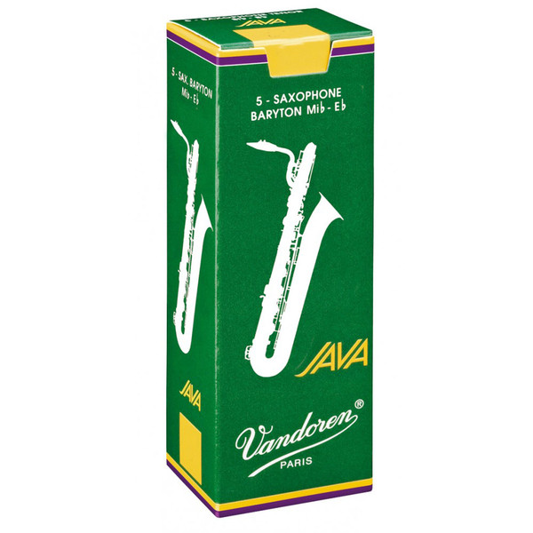 Vandoren Java Baritone Saxophone Reed Strength 2.5 - Box of 5