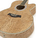 Deluxe Jumbo Acoustic Guitar by Gear4music, Piebald Ash - Nearly New