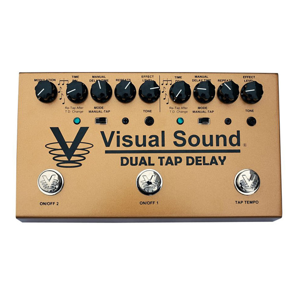 DISC Visual Sound V3 Dual Tap Delay Pedal