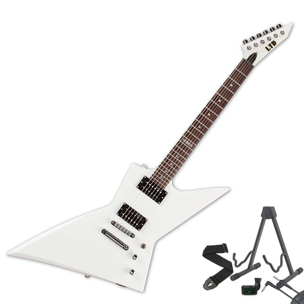 ESP LTD EX-50 Electric Guitar, Snow White + Free Gifts