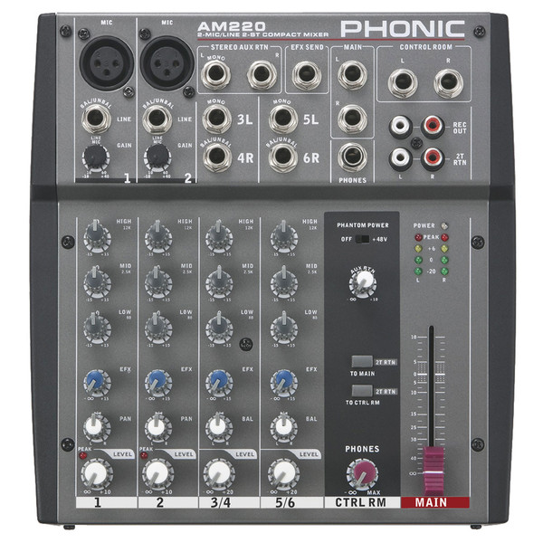 Phonic AM220 Analog Mixer