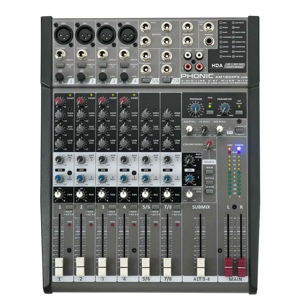 Phonic AM1204FX With DFX And USB Interface