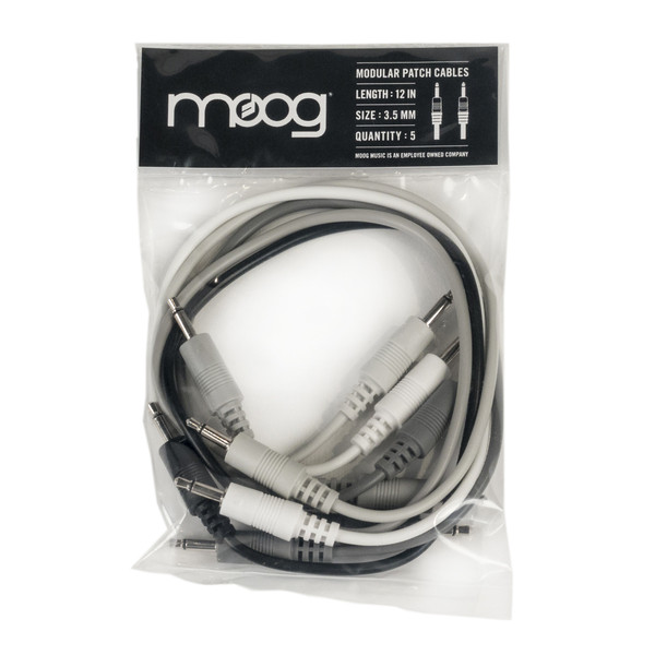 Moog 12'' Patch Cable Set of 5