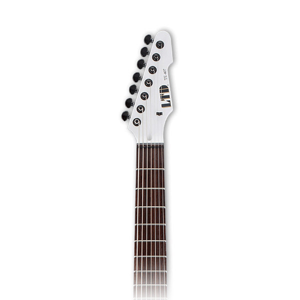 DISCESP LTD TE-407 7 String Guitar, Snow White Satin + Free Gifts