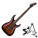 ESP LTD MH-350NT Guitar, Dark Brown Sunburst + Free Gifts