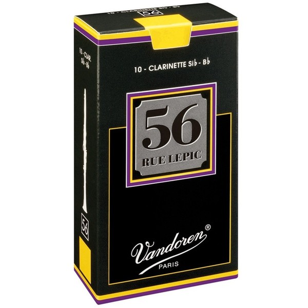 Vandoren 56 Rue Lepic Bb Clarinet Reed, 4 (10 Pack)