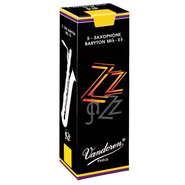 Vandoren ZZ Baritone Saxophone Reeds Strength 3.0 Box of 5