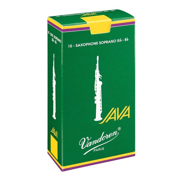 Vandoren Java Soprano Saxophone Reeds Strength 3.0 (10 Pack)