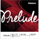 D'Addario Prelude Violin E String, 1/4 Size, Medium
