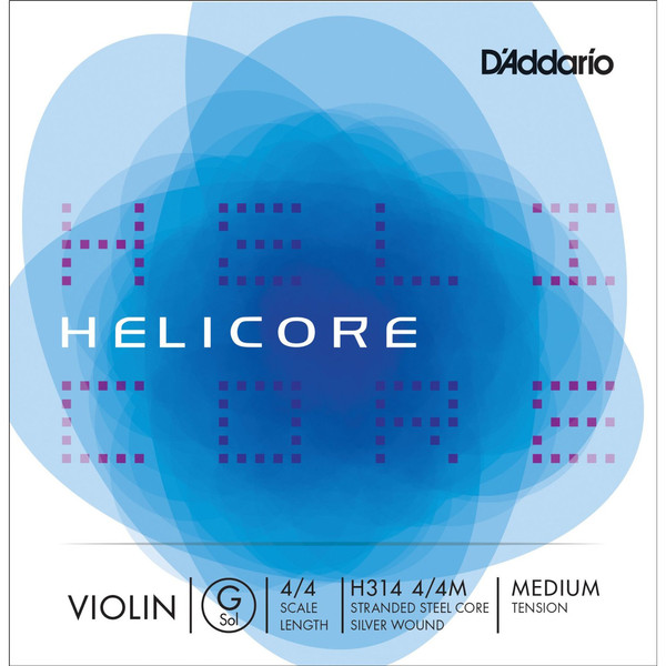 D'Addario Helicore Violin Single G String 4/4 Medium
