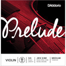 D'Addario Prelude Violin G String, 3/4 Size, Medium