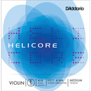D'Addario Helicore Violin E String, 4/4 Size, Medium