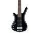 Warwick Rockbass Corvette Left Handed 5-String Bass, Medium, Black HP