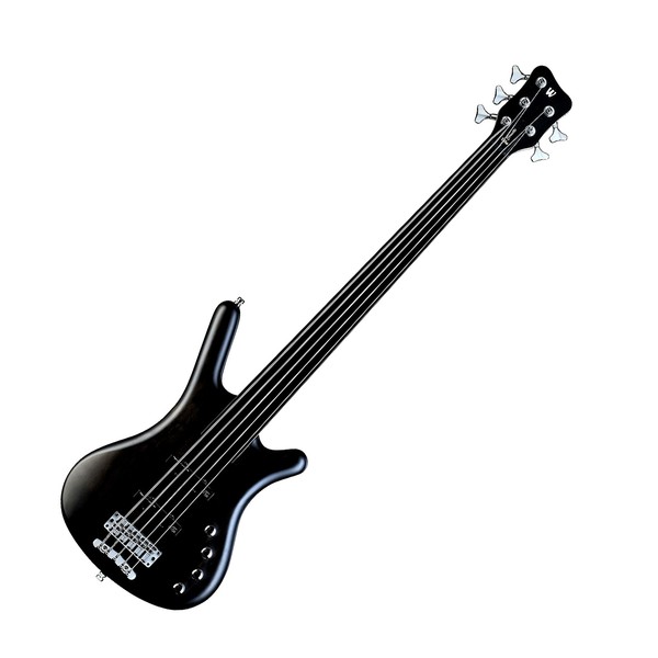 Warwick Rockbass Corvette Basic 5-String Bass, Fretless, Black