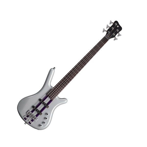 Warwick Rockbass Corvette Basic 5-String Bass, Racing Silver