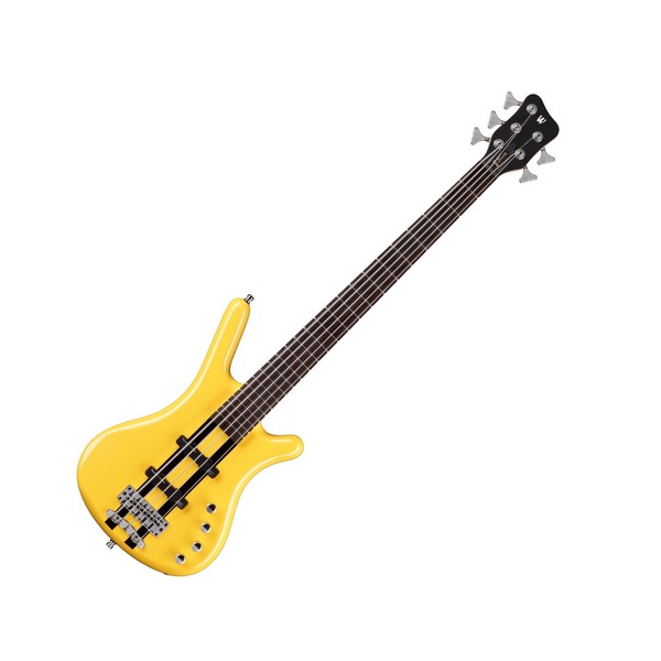 Warwick Rockbass Corvette Basic 5-String Bass, Racing Yellow