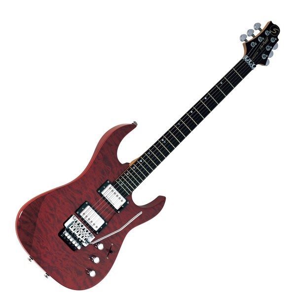 Greg Bennett Interceptor IC-30 Electric Guitar, Trans Red