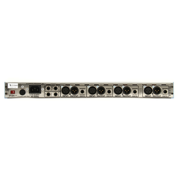 API 3124+ with Stereo Mixer - Rear View