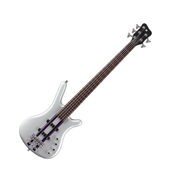 Warwick Rockbass Corvette Basic 5-String Bass, Racing Silver