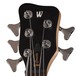 Warwick Rockbass Corvette Basic 5-String Bass, Racing Silver