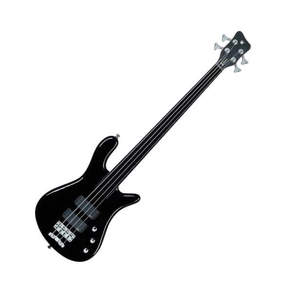 Warwick Rockbass Streamer Standard 4-String Bass, Fretless, Black