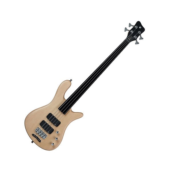 Warwick Rockbass Streamer Standard 4-String Bass, Fretless, Natural